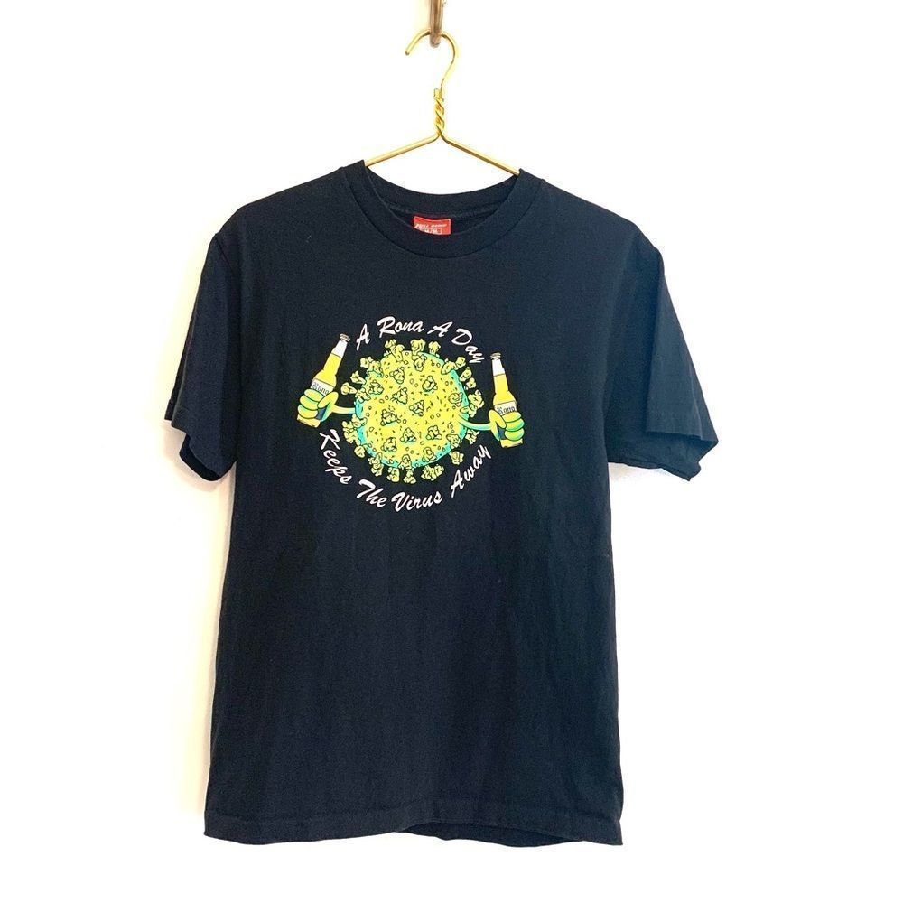 [FULL SEND] Black “Rona Season” Shirt - Size Medium